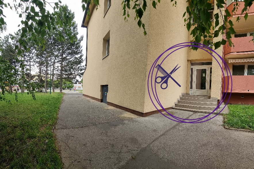 Vchod do salonu Psí salon Hodonín